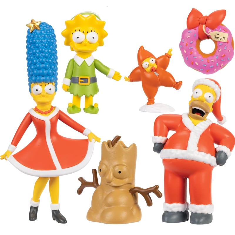 ザ・シンプソンズ 烈しく クリスマスフィギュアセット