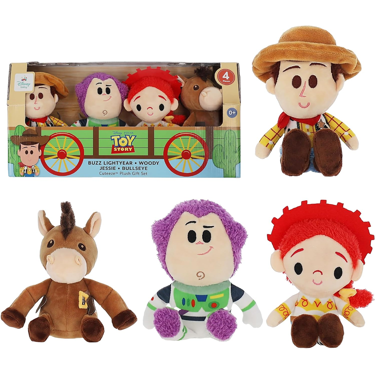 トイストーリー ぬいぐるみ 4点セット Toy Story Cuteeze Plush Set