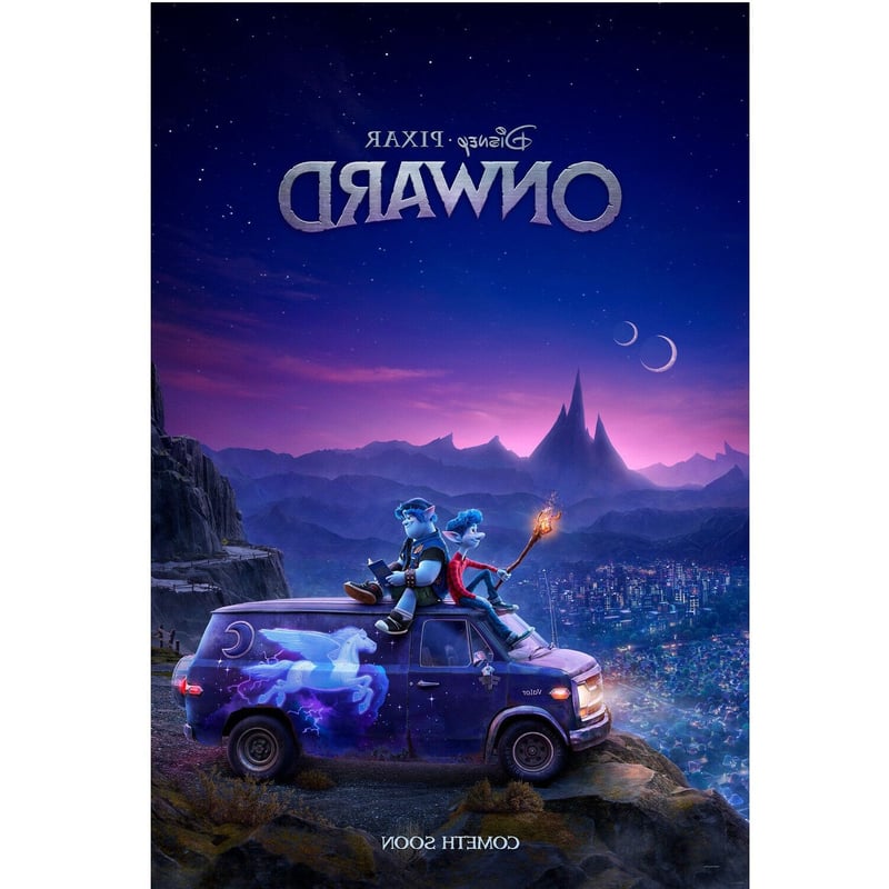 ピクサー『2分の1の魔法』 アメリカ劇場用オリジナル両面 ティーザー