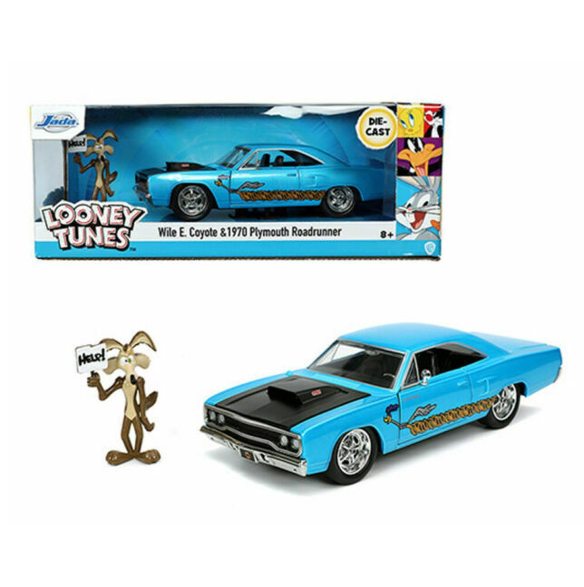 Jada Toys製 「1970 プリムス ロードランナー」1/24スケールダイ