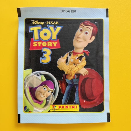 2010年デッドストック　トイストーリー3   Panini  ステッカーパック　（5枚入り）
