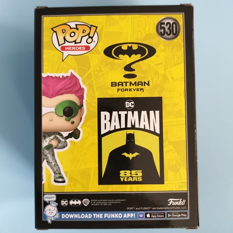 バットマン85周年記念 ファンコポップ 「バットマン フォーエバー」　リドラー（メタリック）　　Funko POP!  Batman Forever The Riddler Metallic