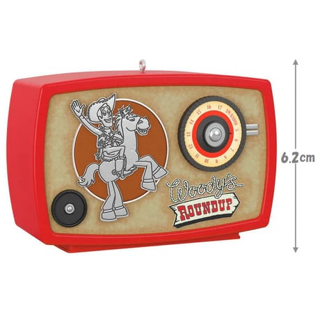 2024 ホールマーク　トイストーリー2  ”Woody's Roundup Radio”　オーナメント with ライト＆サウンド