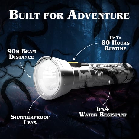 NETFLIX「ストレンジャー・シングス 4」エナジャイザー社 LEDフラッシュライト（懐中電灯）　 Stranger Things Energizer®  LED Flashlight