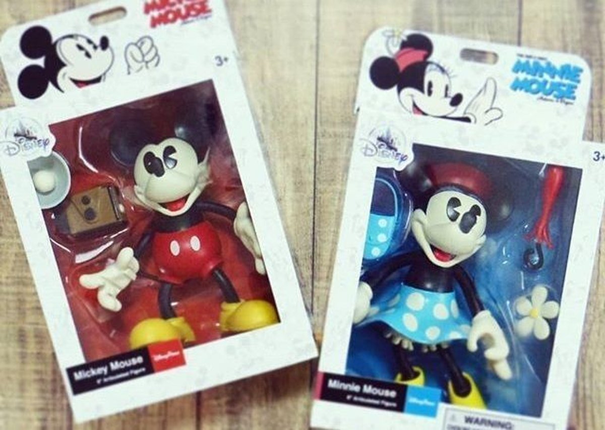 Disney Parks限定！レトロなミッキーマウスとミニーマウスのアクション