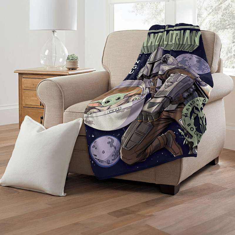 スターウォーズ マンダロリアン フリース ブランケット | アメリカン