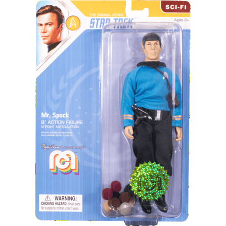 2020年　スタートレック　ミスタースポック　メゴ 8インチ　アクションフィギュア　Star Trek - Mr. Spock Mego 8-Inch Action Figure