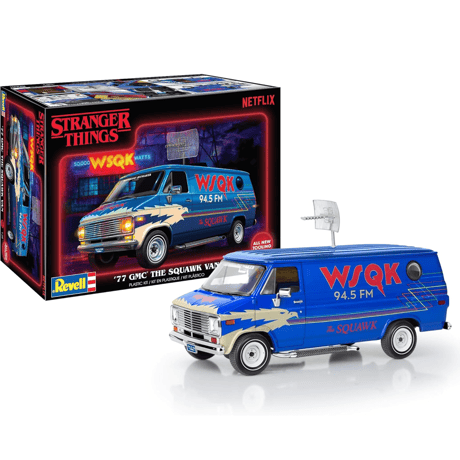Revell　ストレンジャーシングス　プラモデル　’77 GMC®スクウォーク・バン　Stranger Things ’77 GMC® The Squawk Van 1:25 Model Kit