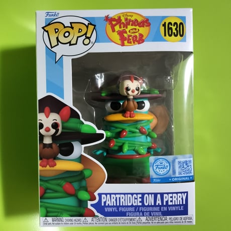 ファンコポップ  『フィニアスとファーブ』　ヤマウズラ on ペリー　 Funko POP!  Phineas and Ferb　Partridge on a Perry