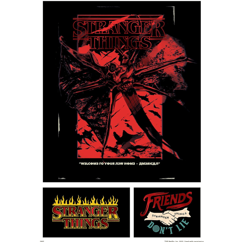 ストレンジャー・シングス 4』 Stranger Things ステッカーセット