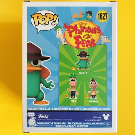 ファンコポップ  『フィニアスとファーブ』　3体セット　 Funko POP!  Phineas and Ferb　set of 3