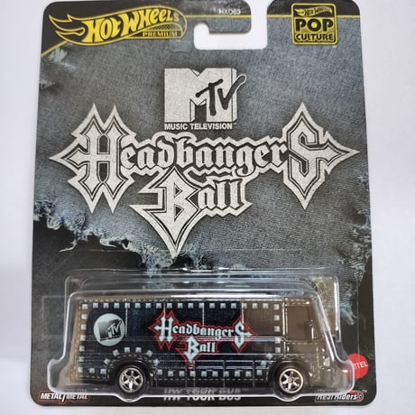 Hot Wheels Premium Pop Culture, MTV Headbangers Ball HW Tour Bus　MTV ヘッドバンガーズ・ボール　HW ツアーバス