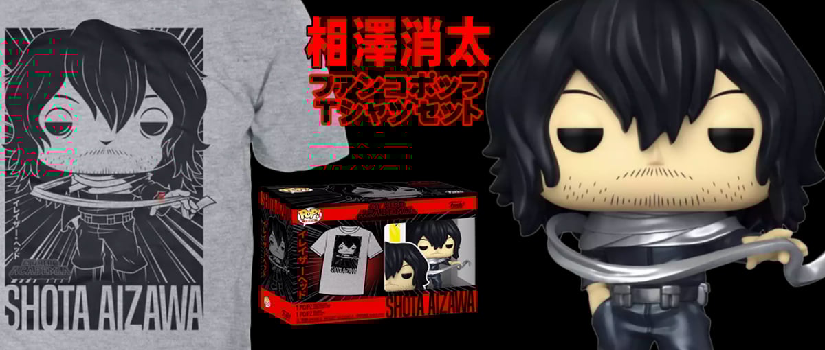 FUNKO POP! ヒロアカ　イレイザーヘッド　メタリック　Tシャツセット限定 FUNKO POP! ヒロアカ イレイザーヘッド メタリック Tシャツ