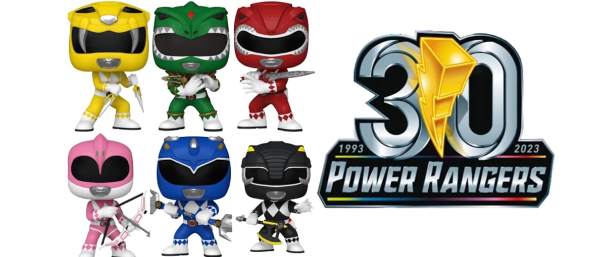 アメリカのスーパー戦隊『パワーレンジャー』30周年ファンコポップ入荷