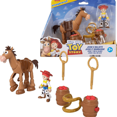 トイストーリー  Fisher-Price Imaginext ジェシー＆ブルズアイ    Jessie ＆ Bullseye