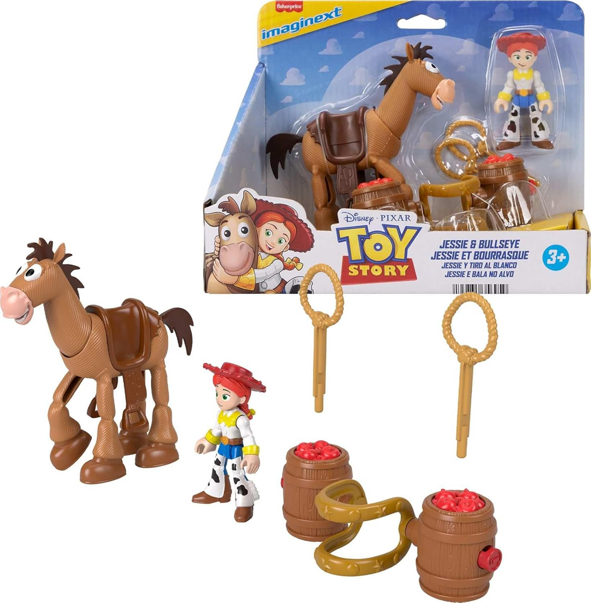 トイ・ストーリーコレクション含む　ジェシー・ブルズアイ・エイリアン・ハム　セット トイストーリー Fisher-Price Imaginext ジェシー＆ブルズアイ J