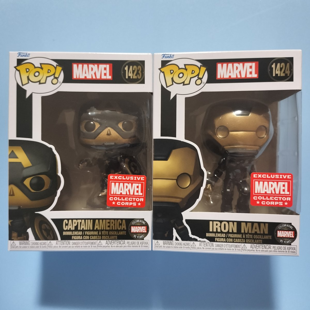ファンコポップ マーベル85周年 キャプテンアメリカ＆アイアンマン