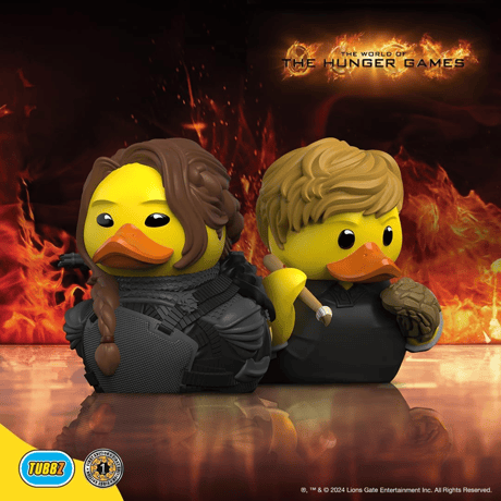 コスプレ・ダック　TUBBZ  『ハンガー・ゲーム』　カットニス＆ピータ　2体セット　 TUBBZ 　The Hunger Games　(First Edition)  set of 2