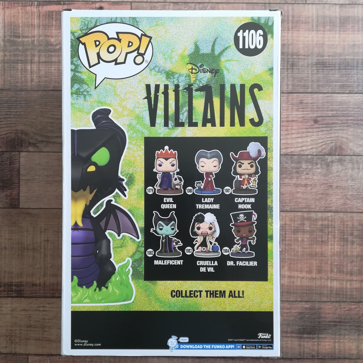 ファンコ ポップ ディズニー・ヴィランズ　10ｲﾝﾁ マレフィセント as ドラゴン《グロー版》Pop! Disney: Villains 10