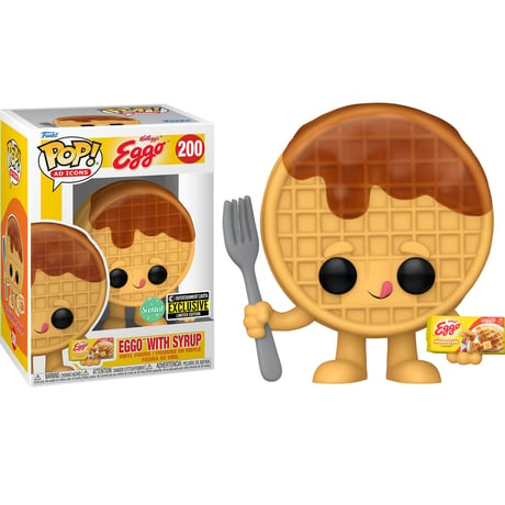 ファンコ ポップ　ケロッグ EGGO ワッフル w/シロップ（香り付）　 Funko POP! Kellogg’s Eggo Waffle w/Syrup（Scented)