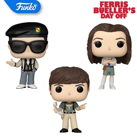 ファンコ ポップ  「フェリスはある朝突然に 」3体セット　FUNKO  POP!  Ferris Bueller's Day Off  set of 3