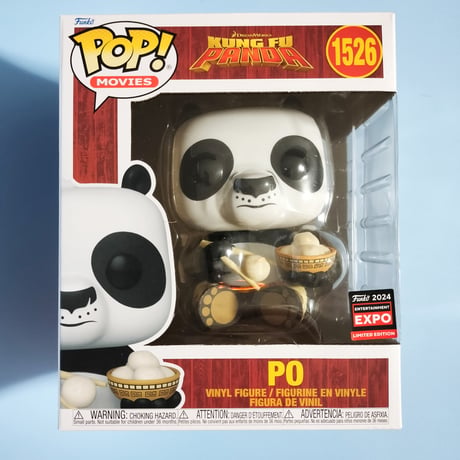 2024 Entertainment Expo限定　DXファンコポップ  カンフー・パンダ　ポーw/飲茶　Funko POP Movies Kung Fu Panda Po w/ Dumplings