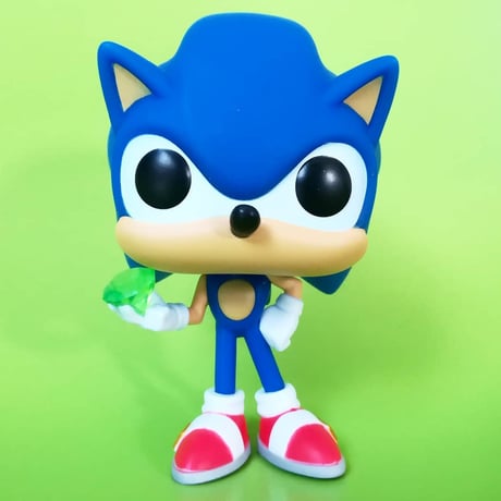ファンコ ポップ 『ソニック・ザ・ヘッジホッグ』ソニック w/エメラルド  FUNKO POP!  Sonic the Hedgehog　Sonic with Emerald