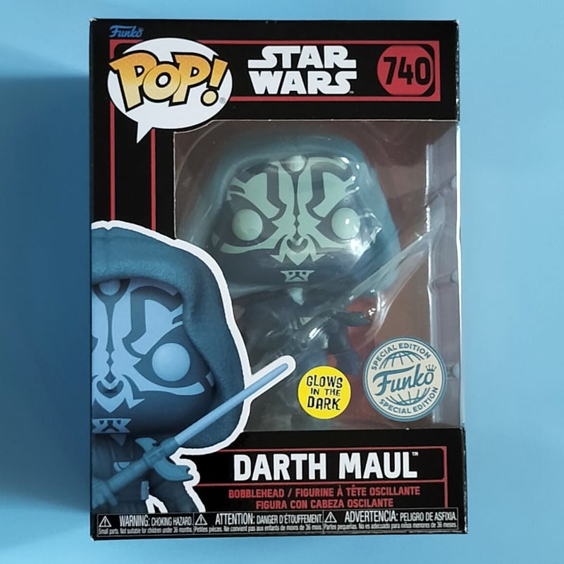 ファンコ ポップ スター・ウォーズ ダース・モール（グロー版） FUNKO