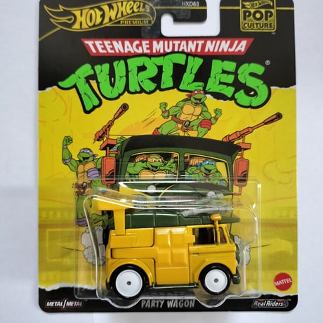 Hot Wheels Premium Pop Culture, TMNT　Party Wagon　パーティーワゴン