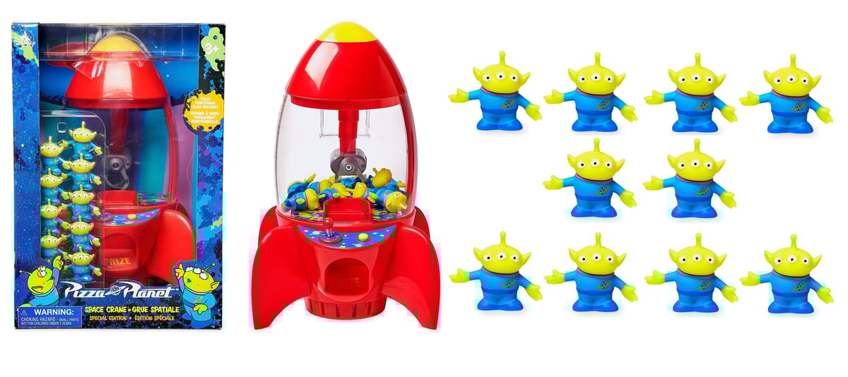 ピザ・プラネット スペースクレーン　トイストーリー　アメトイ トイストーリー」ピザプラネットのクレーンゲームが再入荷