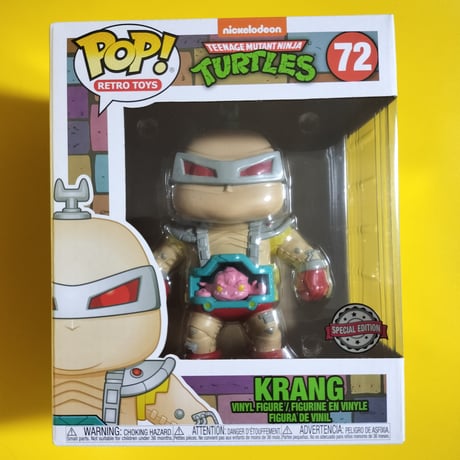 2021年デッドストック！ファンコ ポップ　ミュータント・ニンジャ・タートルズ 　 クランゲ（6インチ）　FUNKO POP! TMNT  Krang 6-Inch