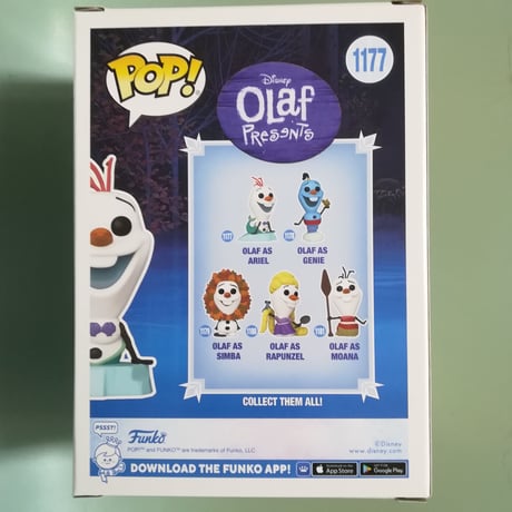 ファンコ ポップ 　ディズニー『オラフが贈る物語』オラフ as アリエル　Funko POP! Disney+ Olaf Presents - Olaf as Ariel