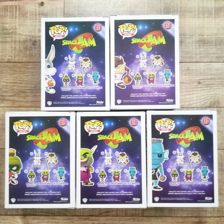 ファンコ ポップ　FUNKO POP!  　映画『スペース・ジャム』5体セット