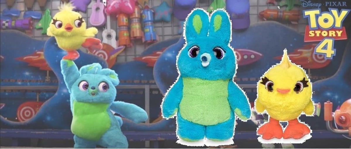 トイストーリー4』 ダッキー & バニーのトーキングぬいぐるみが再入荷
