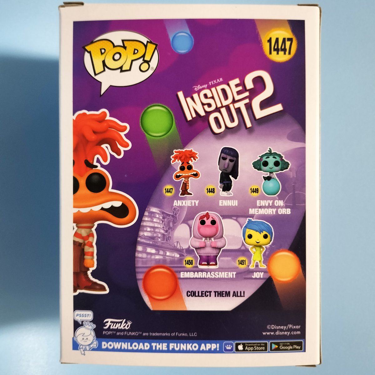 ファンコ ポップ ディズニー・ピクサー インサイド・ヘッド ビビリ　 Funko POP! Disney/Pixar: Inside Out - Fear [並行輸入品] ファンコポップ ピクサー 『インサイド・ヘッド2』 FUNKO POP