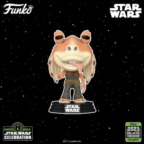 2023ギャラクティックコンベンション限定 ファンコポップ スターウォーズ　ジャージャー・ビンクス　Funko Star Wars Galactic Convention Exclusives