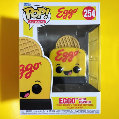 ファンコ ポップ　ケロッグ EGGO ワッフル w/ トースター　 Funko POP! Kellogg’s Eggo ｗ/Toaster