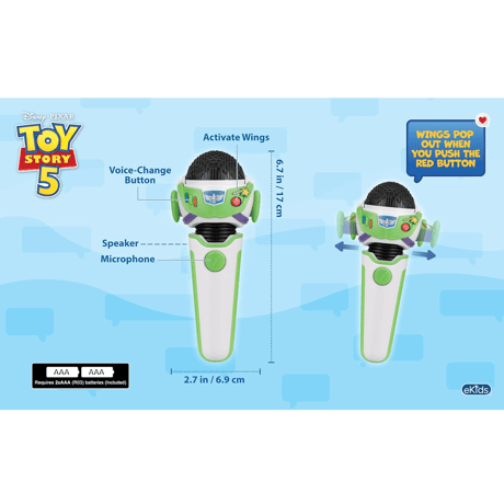 トイストーリー5　eKids 　 バズ・ライトイヤー　ボイスチェンジャー　マイク