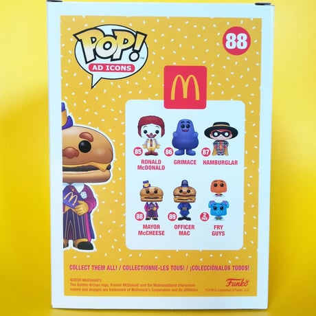 ファンコ ポップ 『マクドナルド』メイヤー・チーズマック 　FUNKO POP!McDonald's　Mayor McCheese