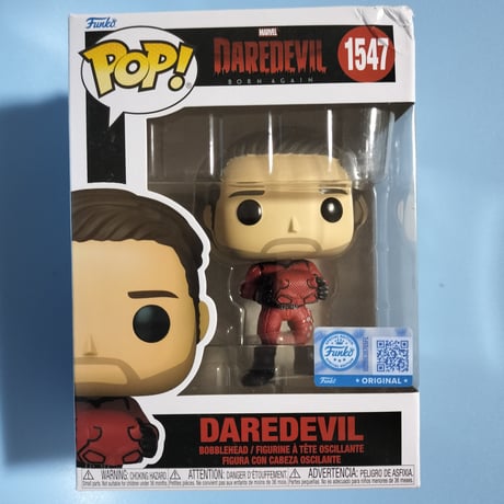 ファンコポップ  マーベル デアデビル：ボーン・アゲイン　デアデビル（アンマスクド）Funko Pop! MARVEL Daredevil Born Again Daredevil（Unmasked）