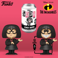 ファンコ ビニール・ソーダ「ミスターインクレディブル」エドナ・モード　Funko Vinyl SODA　Mr.Incredibles　Edna Mode