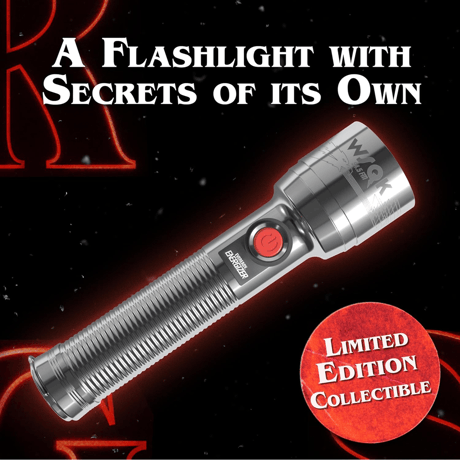 NETFLIX「ストレンジャーシングス 5」 エナジャイザー LEDフラッシュライト（懐中電灯） StrangerThings Energizer®  LED Flashlight