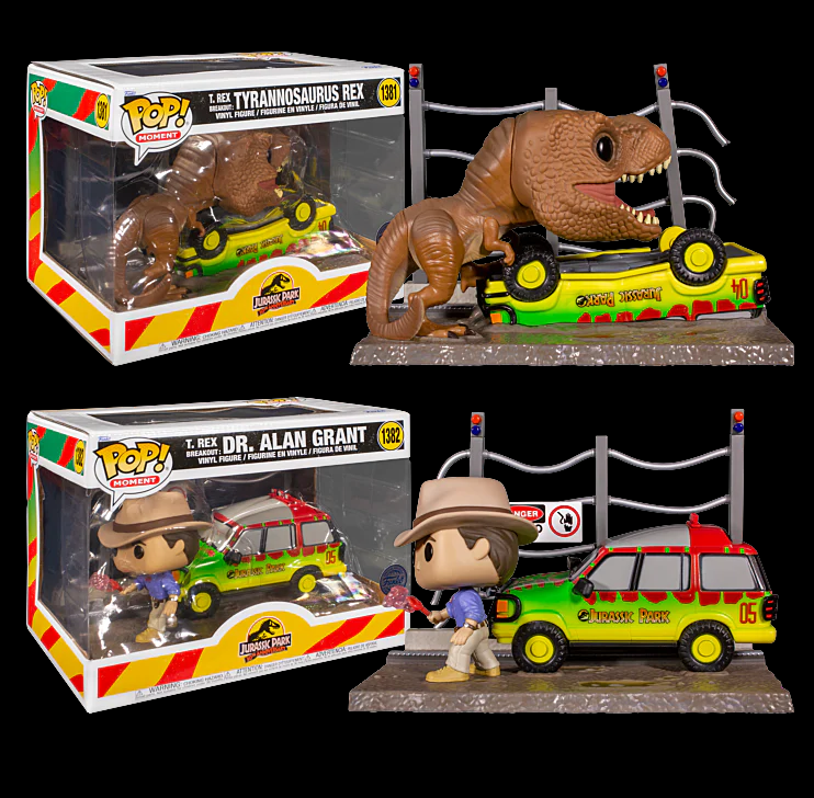 FUNKO POP! ジュラシックパーク　T.REX アラン　バトル　2セット