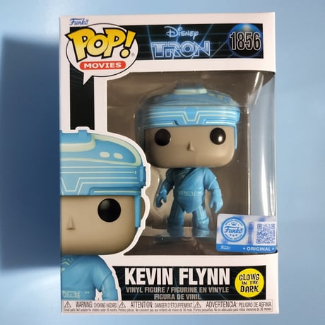 ファンコポップ  ディズニー映画『トロン（1982）』　ケヴィン・フリン　《グロー版》  Funko Pop! Tron (1982)　Kevin Flynn  (Glow)