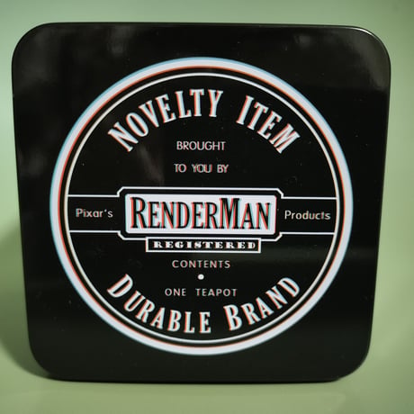 2009年 ピクサー レンダーマン ウォーキング・ティーポット　Pixar Renderman walking Teapot   "3D Anaglyph"