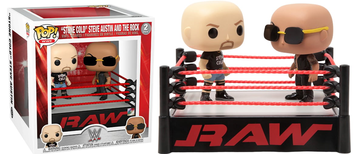 WWE 「ストーン・コールド vs. ザ・ロック」リング付 DX版ファンコ