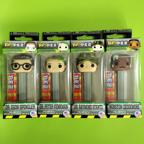ファンコ ポップ x ペッツ 『ゴーストバスターズ』 4種セット  FUNKO POP x PEZ  The Ghostbusters set of 4