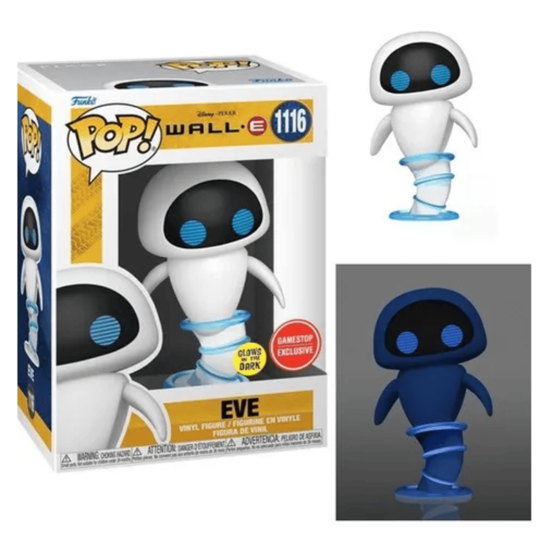 ファンコ ポップ ピクサー『ウォーリー』イヴ（グロー版） FUNKO POP