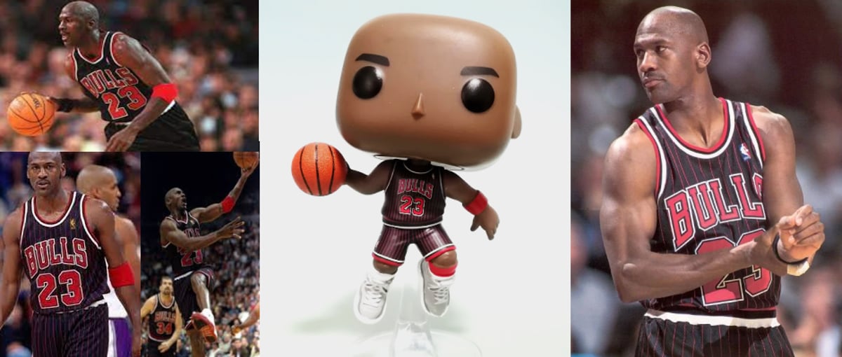マイケルジョーダン” Chicago Bulls ピンストライプ・ジャージの 限定