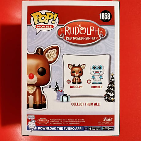 ファンコポップ『ルドルフ 赤鼻のトナカイ』ルドルフ（オーナメント風）　FUNKO POP The Red-Nosed Reindeer  RUDOLPH